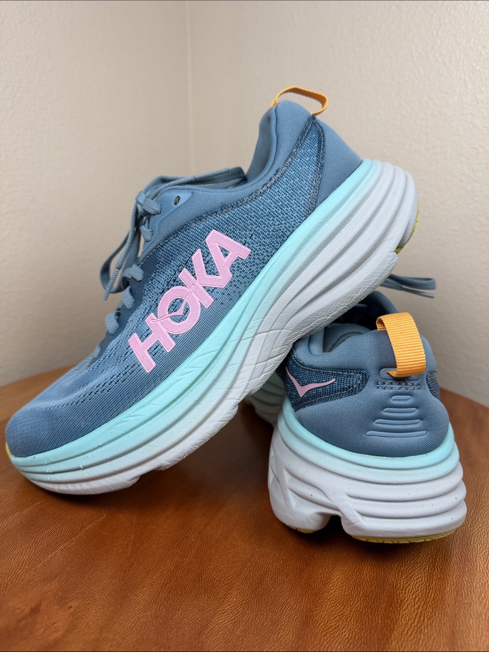 HOKA ONE ONE W Bondi 8 Shadow Dusk Running Shoes 1127952 SSK Women's Size 7B